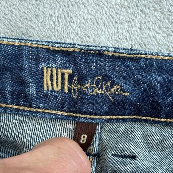 Kut From The Kloth Catherine Boyfriend Jeans Size 8 Medium Womens Casual 0035 - Picture 2 of 12